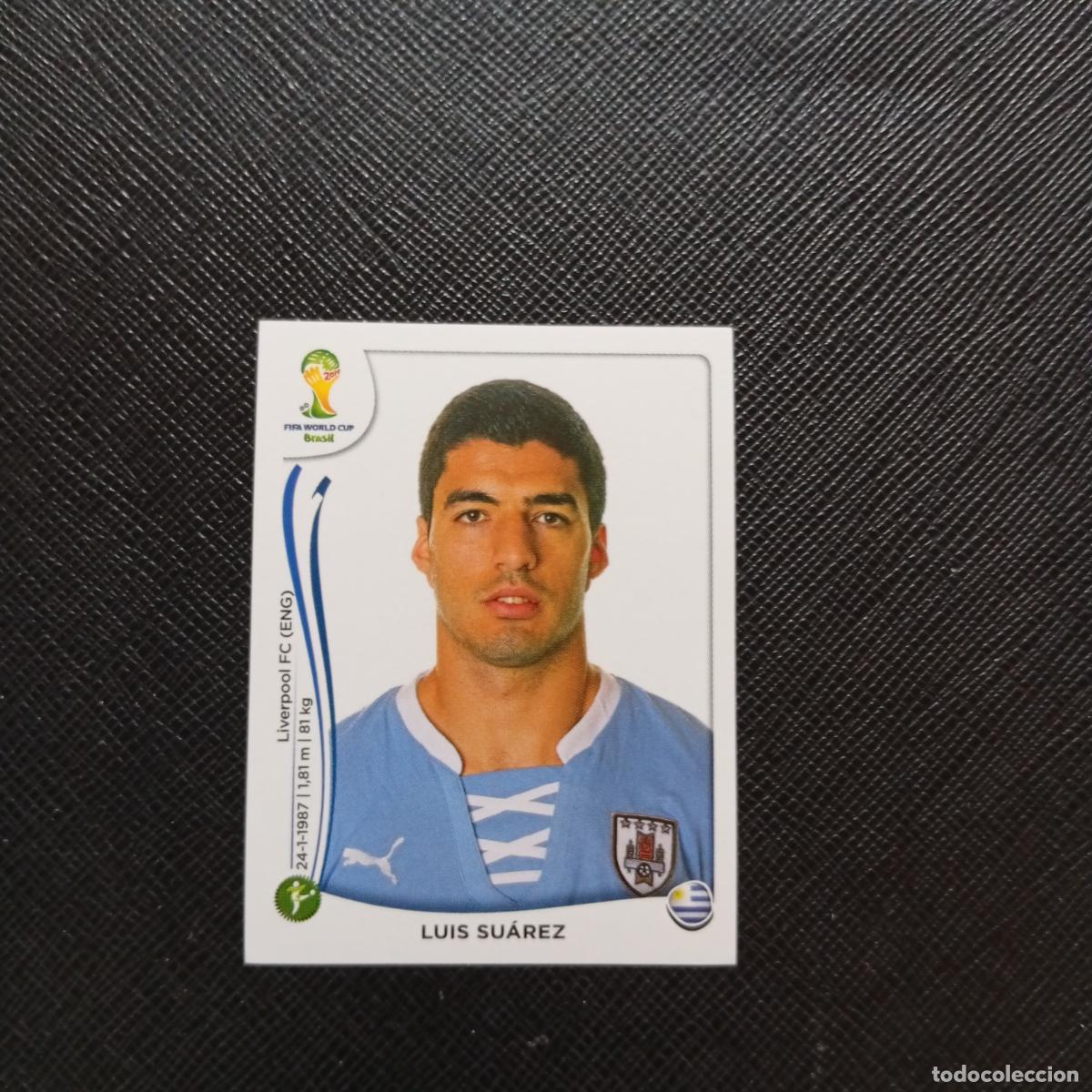 Cromos de f&uacute;tbol: 278 LUIS SUAREZ URUGUAY PANINI MUNDIAL BRASIL 2014 CROMO FUTBOL 14 - SIN PEGAR - CJ1