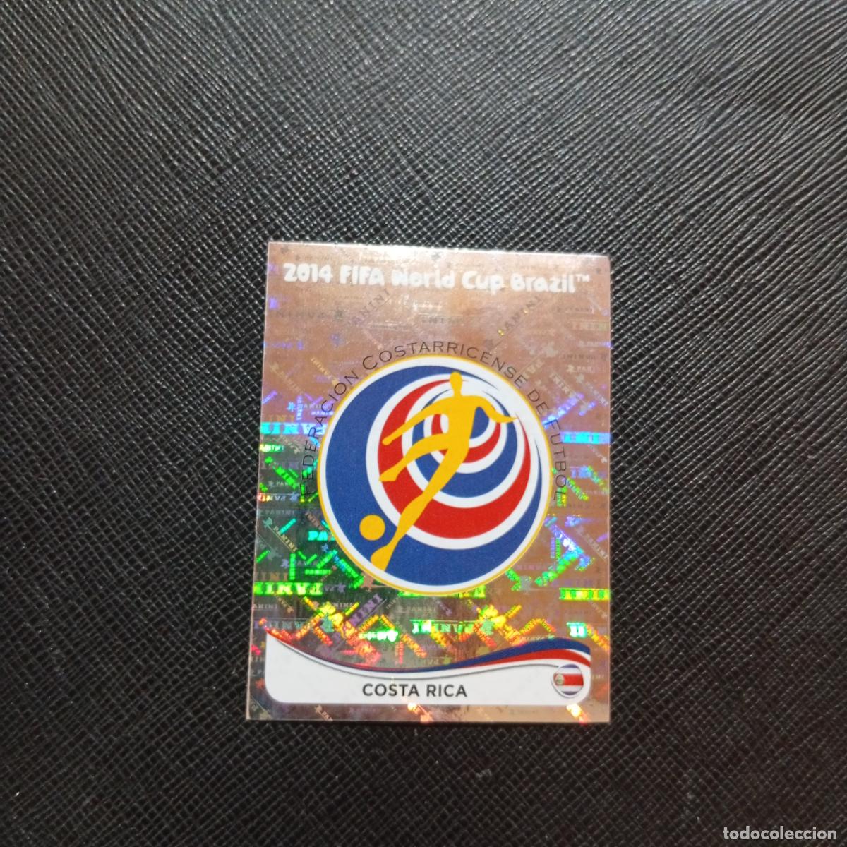 Cromos de f&uacute;tbol: 279 ESCUDO COSTA RICA PANINI MUNDIAL BRASIL 2014 CROMO FUTBOL 14 - SIN PEGAR - CJ1