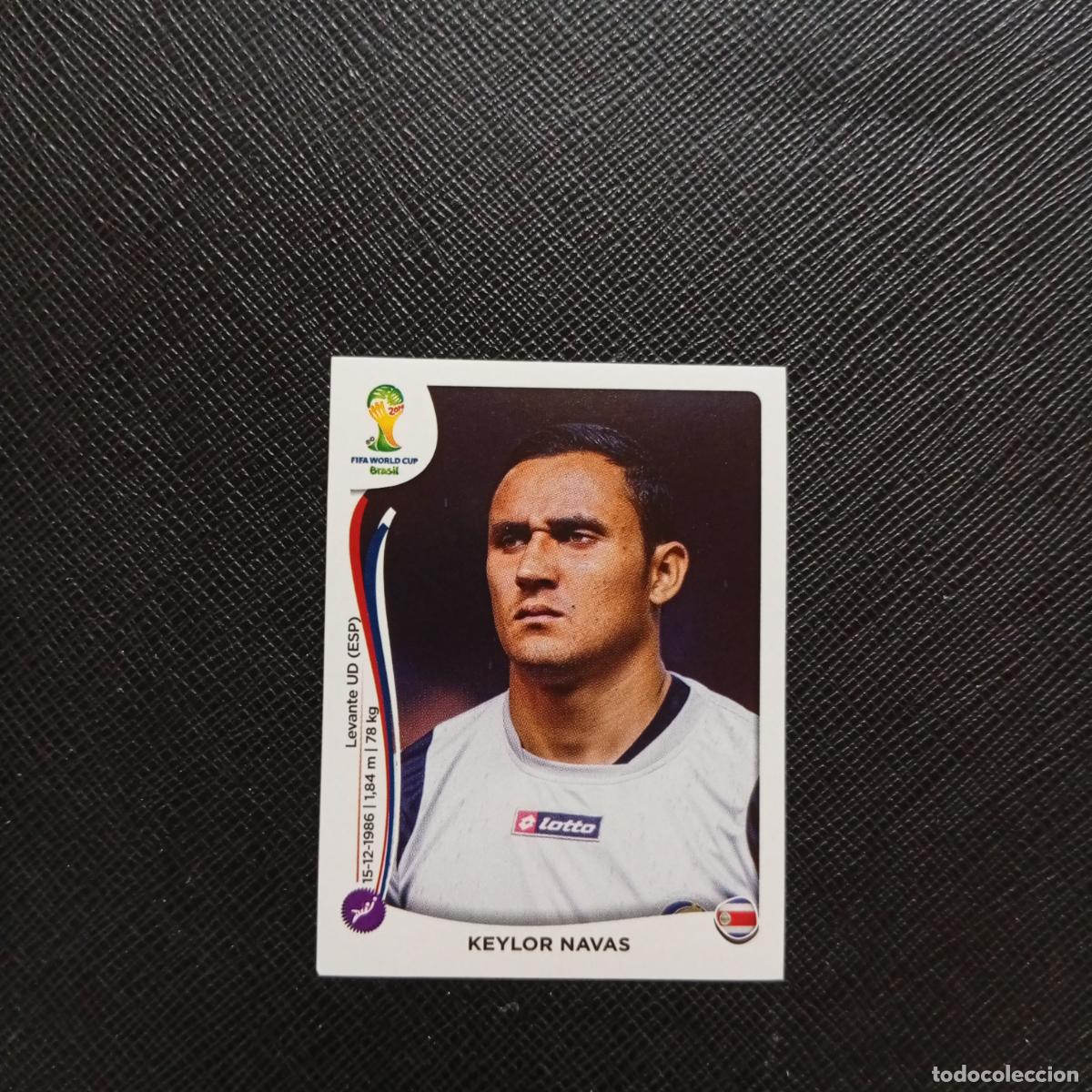 Cromos de f&uacute;tbol: 281 KEYLOR NAVAS COSTA RICA PANINI MUNDIAL BRASIL 2014 CROMO FUTBOL 14 - SIN PEGAR - CJ1