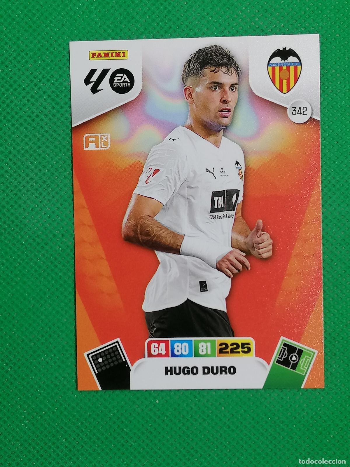Cromos de f&uacute;tbol: 342 HUGO DURO VALENCIA ⚽ LIGA ADRENALYN XL 2025 2026 25 26 ⚽