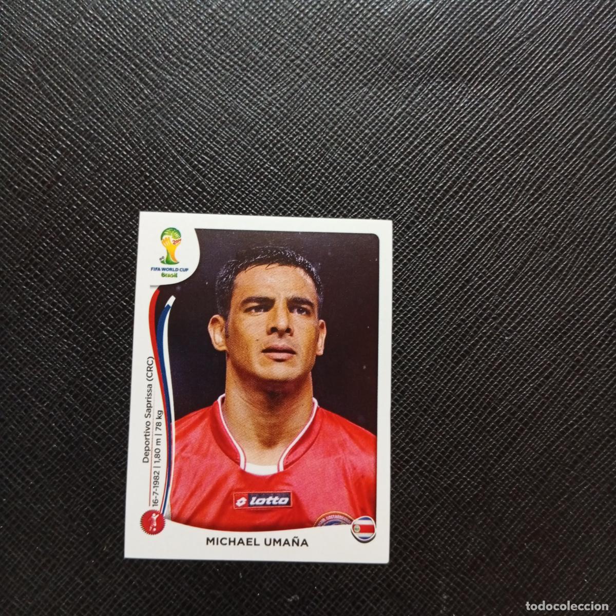 Cromos de f&uacute;tbol: 283 MICHAEL UMA&Ntilde;A COSTA RICA PANINI MUNDIAL BRASIL 2014 CROMO FUTBOL 14 - SIN PEGAR - CJ1