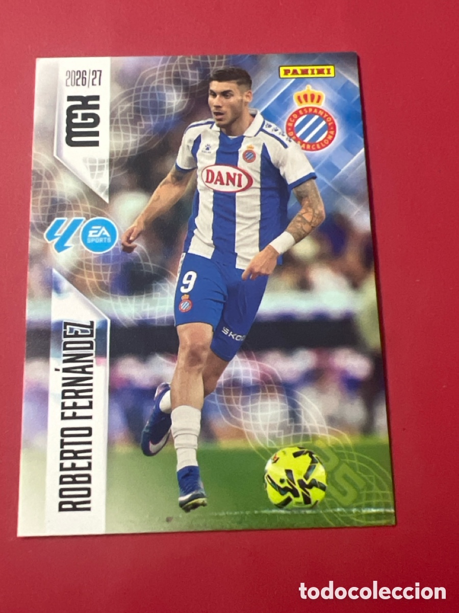 Cromos de f&uacute;tbol: C3375. 178 ROBERTO FERNANDEZ ESPA&Ntilde;OL ESPANYOL MEGACRACKS MGK 26 27 PANINI 2026 2027