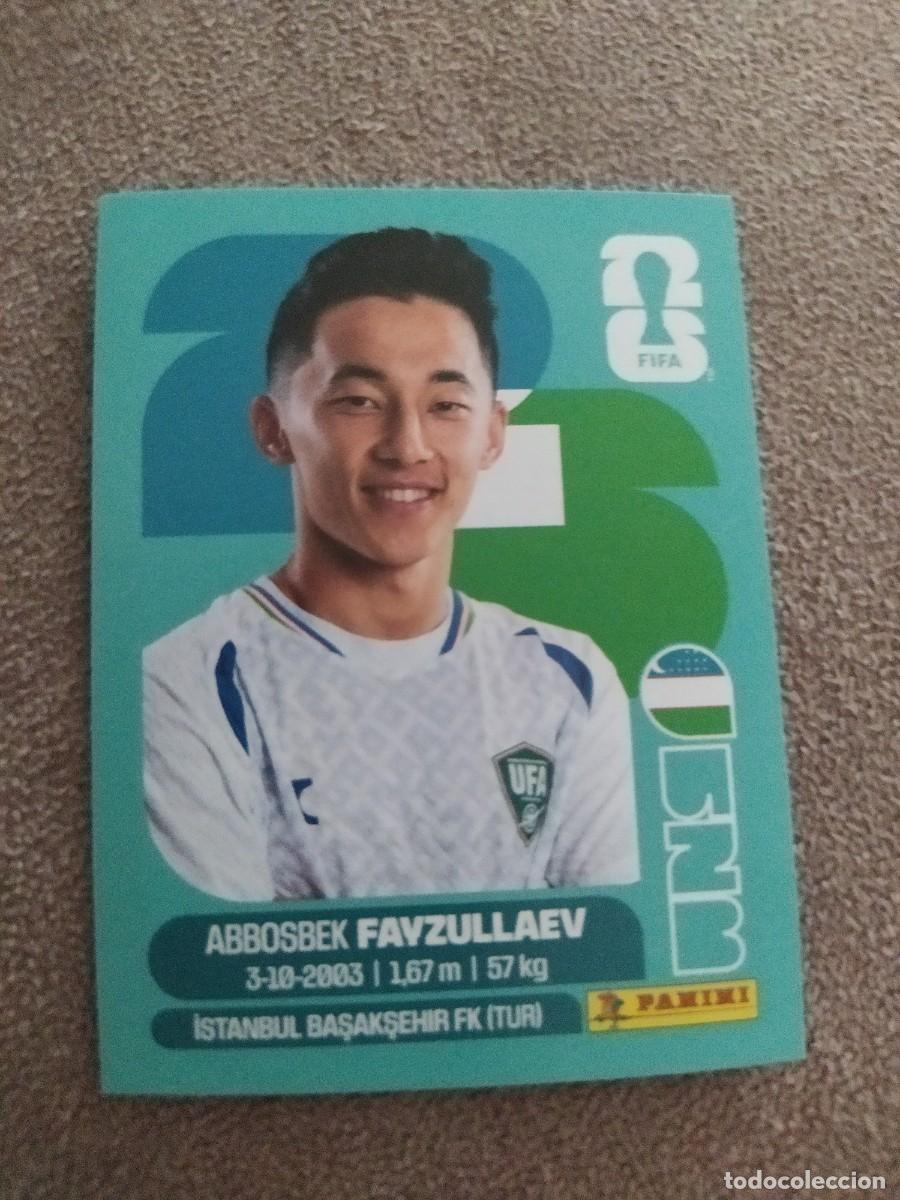 Cromos de f&uacute;tbol: UZB 20 UZB20 Abbosbek FAYZULLAEV Uzbekist&aacute;n Mundial 2026 Panini