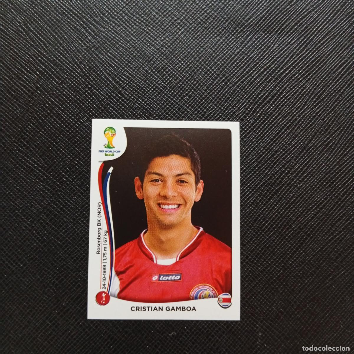 Cromos de f&uacute;tbol: 284 CRISTIAN GAMBOA COSTA RICA PANINI MUNDIAL BRASIL 2014 CROMO FUTBOL 14 - SIN PEGAR - CJ1