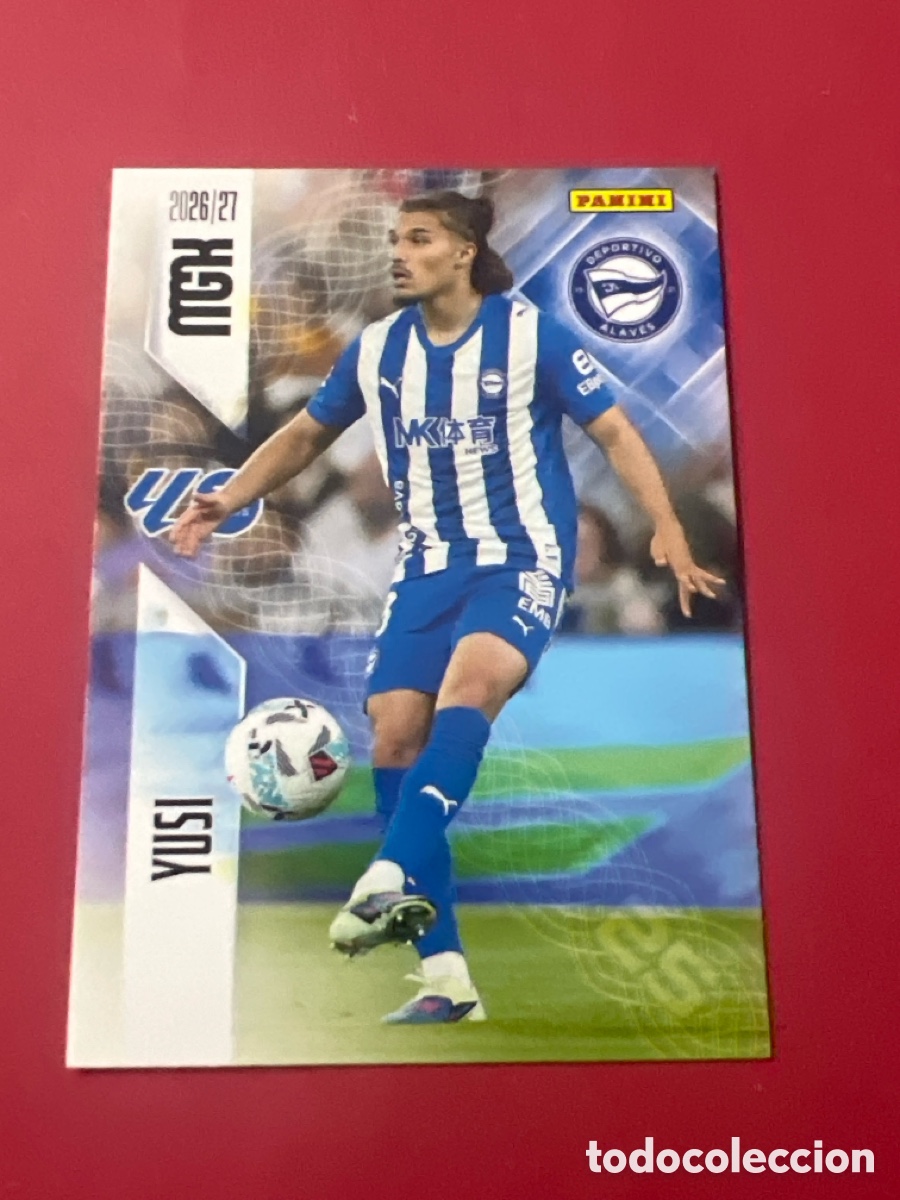 Cromos de f&uacute;tbol: C3380. MEGACRACKS MGK 2026 2027 26 27 PANINI N&ordm; 26 YUSI ALAVES