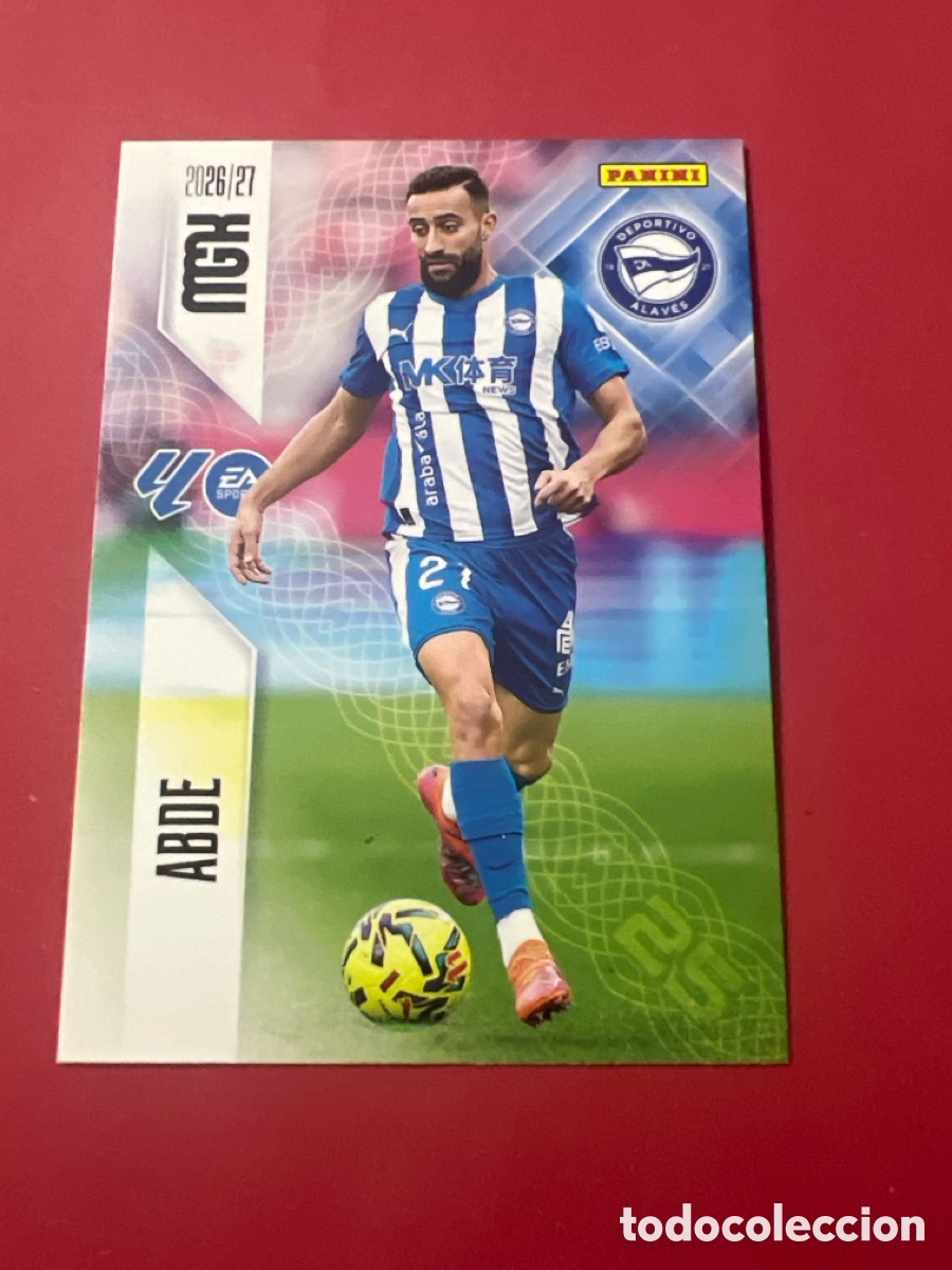 Cromos de f&uacute;tbol: C3382. 34 ABDE MEGACRACKS MGK 2026 2027 26 27 ALAV&Eacute;S