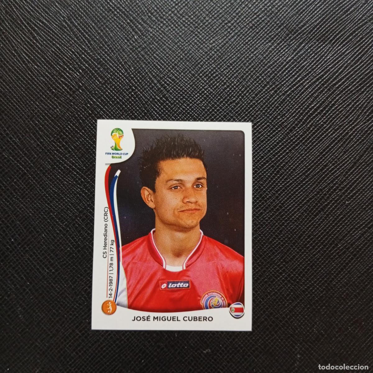 Cromos de f&uacute;tbol: 290 JOSE MIGUEL CUBERO COSTA RICA PANINI MUNDIAL BRASIL 2014 CROMO FUTBOL 14 - SIN PEGAR - CJ1
