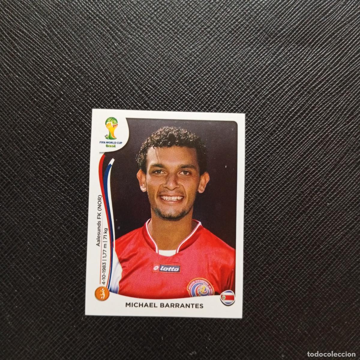 Cromos de f&uacute;tbol: 292 MICHAEL BARRANTES COSTA RICA PANINI MUNDIAL BRASIL 2014 CROMO FUTBOL 14 - SIN PEGAR - CJ1