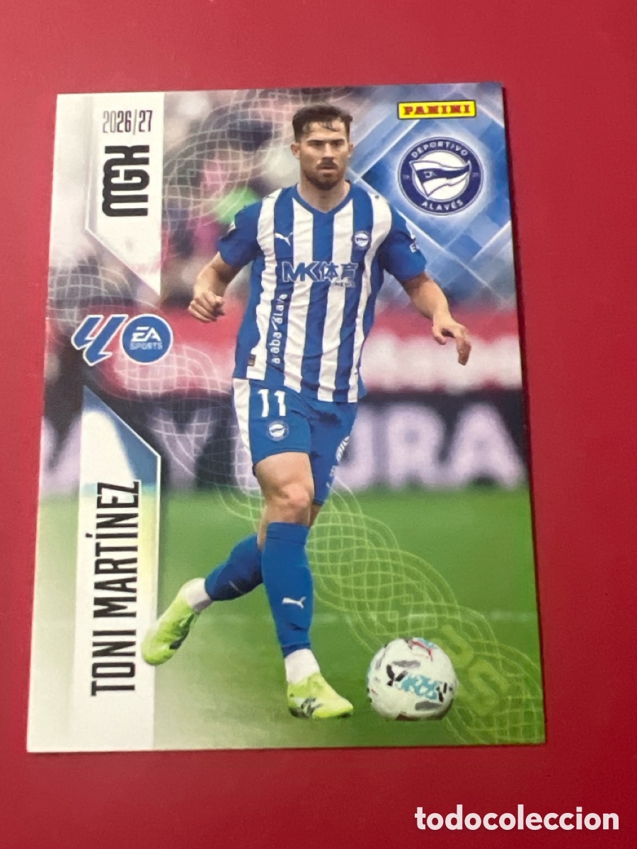 Cromos de f&uacute;tbol: C3387. 35 TONI MART&Iacute;NEZ MEGACRACKS MGK 2026 2027 26 27 ALAV&Eacute;S