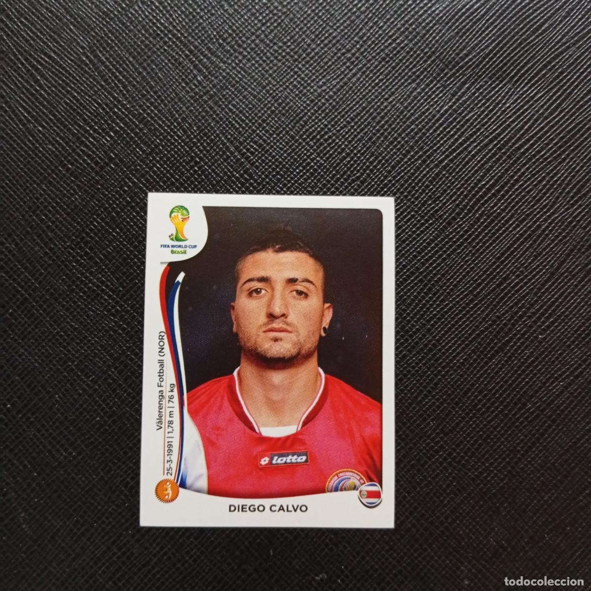 Cromos de f&uacute;tbol: 294 DIEGO CALVO COSTA RICA PANINI MUNDIAL BRASIL 2014 CROMO FUTBOL 14 - SIN PEGAR - CJ1