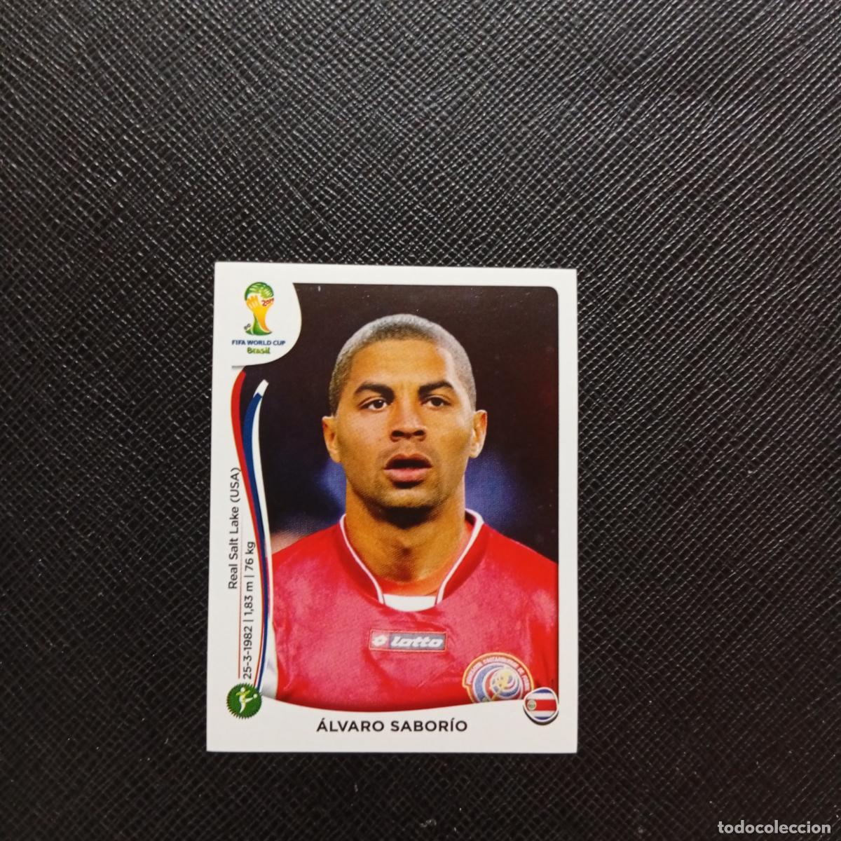 Cromos de f&uacute;tbol: 297 ALVARO SABORIO COSTA RICA PANINI MUNDIAL BRASIL 2014 CROMO FUTBOL 14 - SIN PEGAR - CJ1