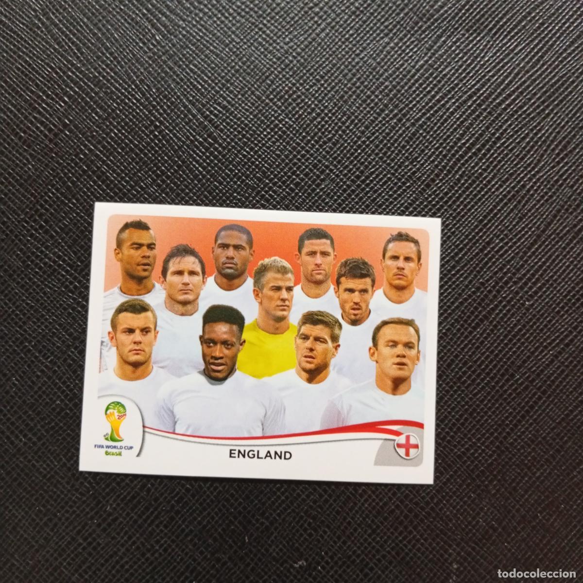 Cromos de f&uacute;tbol: 299 ALINEACION INGLATERRA PANINI MUNDIAL BRASIL 2014 CROMO FUTBOL 14 - SIN PEGAR - CJ1