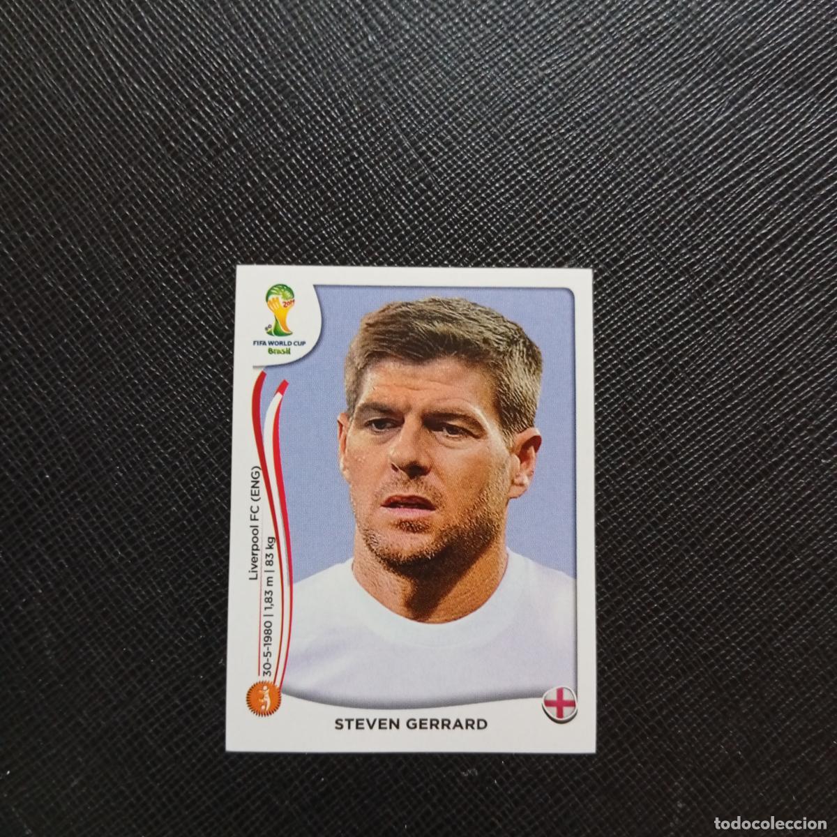 Cromos de f&uacute;tbol: 307 STEVEN GERRARD INGLATERRA PANINI MUNDIAL BRASIL 2014 CROMO FUTBOL 14 - SIN PEGAR - CJ1