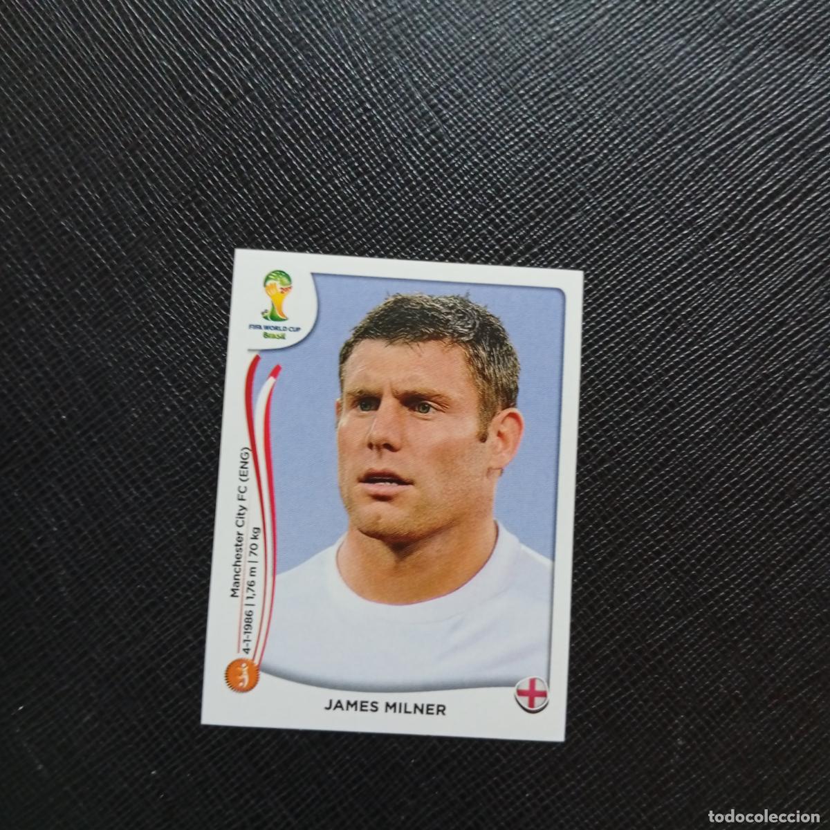 Cromos de f&uacute;tbol: 311 JAMES MILNER INGLATERRA PANINI MUNDIAL BRASIL 2014 CROMO FUTBOL 14 - SIN PEGAR - CJ1