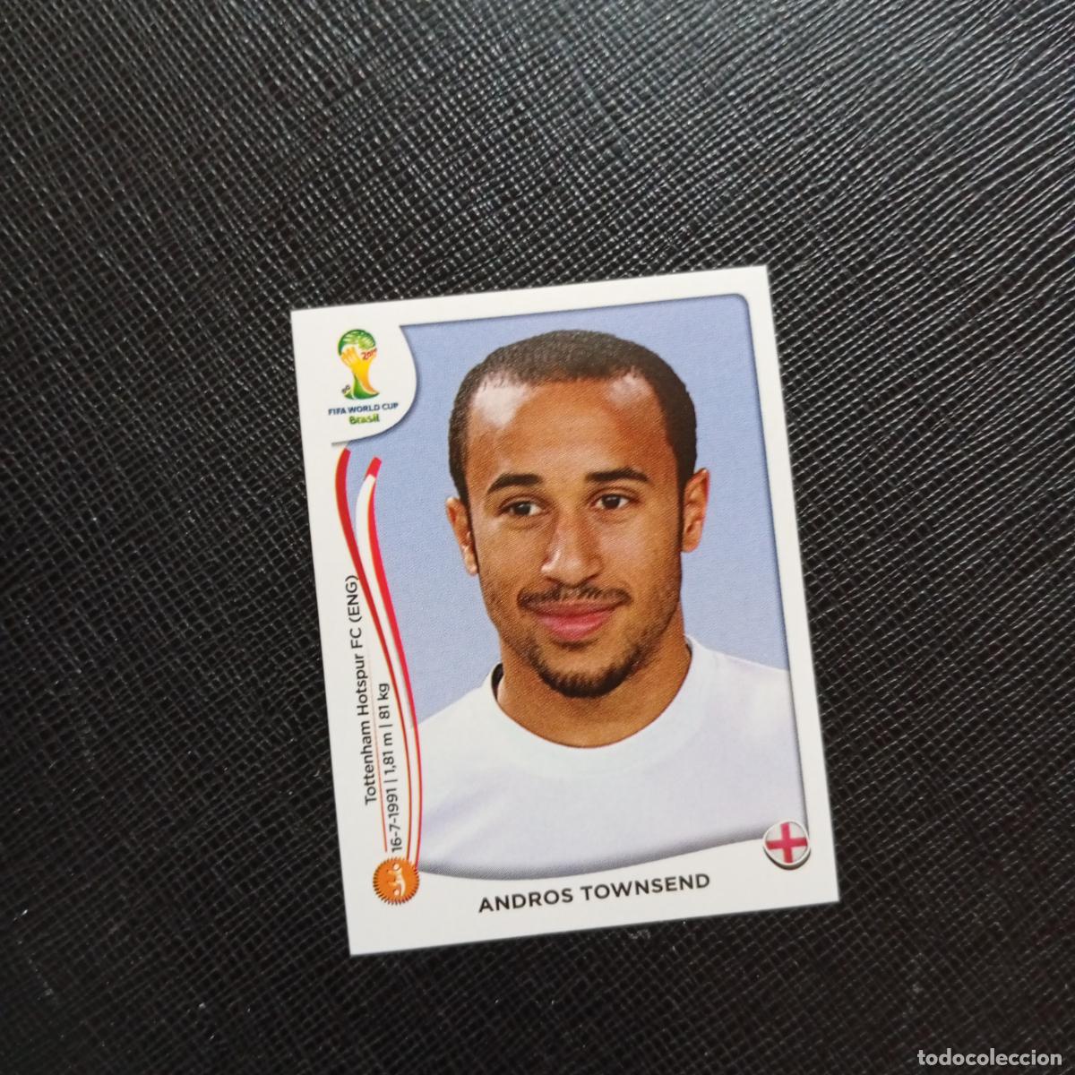 Cartes &agrave; collectionner de Football: 312 ANDROS TOWNSEND INGLATERRA PANINI MUNDIAL BRASIL 2014 CROMO FUTBOL 14 - SIN PEGAR - CJ1