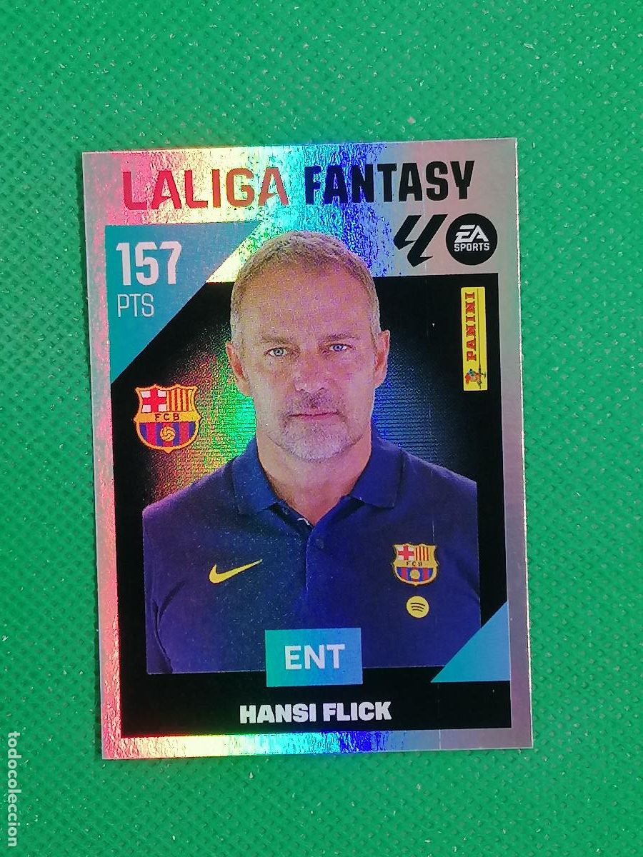 Cartes &agrave; collectionner de Football: 1 HANSI FLICK BARCELONA LALIGA FANTASY ⚽ PANINI LIGA ESTE 26 27 2026 2027 ⚽