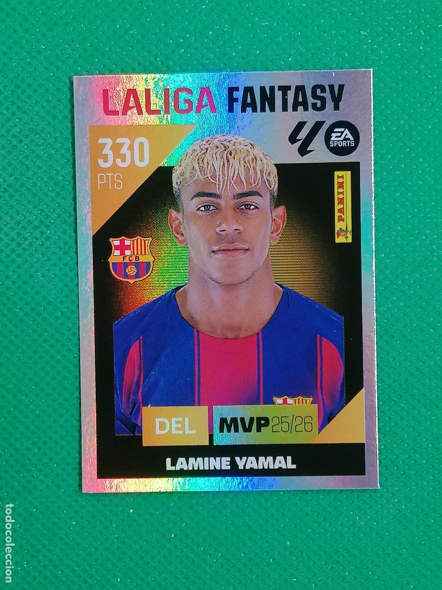Cartes &agrave; collectionner de Football: 5 LAMINE YAMAL BARCELONA LALIGA FANTASY ⚽ PANINI LIGA ESTE 26 27 2026 2027 ⚽