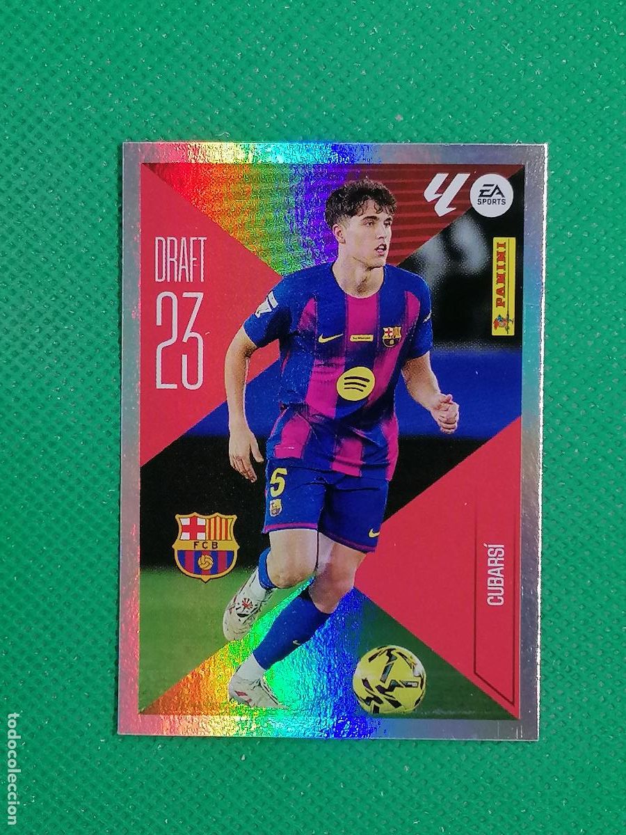 Cartes &agrave; collectionner de Football: 6 CUBARSI BARCELONA DRAFT 23⚽ PANINI LIGA ESTE 26 27 2026 2027 ⚽