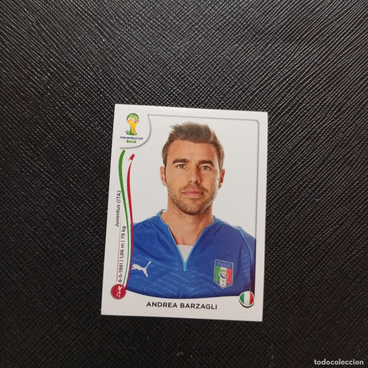 Cromos de Futebol: 320 ANDREA BARZAGLI ITALIA PANINI MUNDIAL BRASIL 2014 CROMO FUTBOL 14 - SIN PEGAR - CJ1