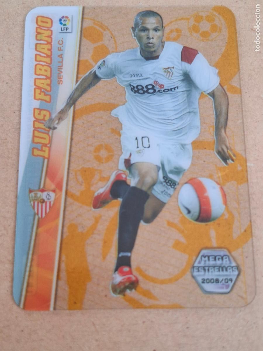 Cartes &agrave; collectionner de Football: MEGACRACKS 2008 2009 08 09 - PANINI - 393 LUIS FABIANO ( ULTRA CARD ) - SEVILLA FC