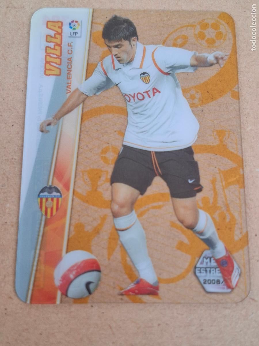 Cartes &agrave; collectionner de Football: MEGACRACKS 2008 2009 08 09 - PANINI - 394 VILLA ( ULTRA CARD ) - VALENCIA CF