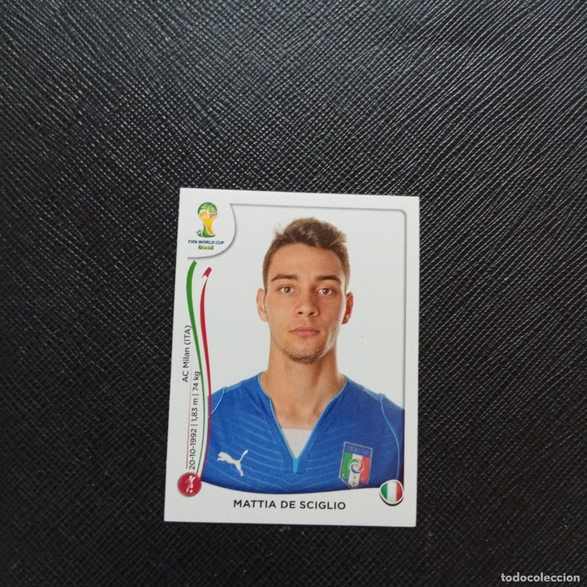 Cartes &agrave; collectionner de Football: 324 MATTIA DE SIGLIO ITALIA PANINI MUNDIAL BRASIL 2014 CROMO FUTBOL 14 - SIN PEGAR - CJ1