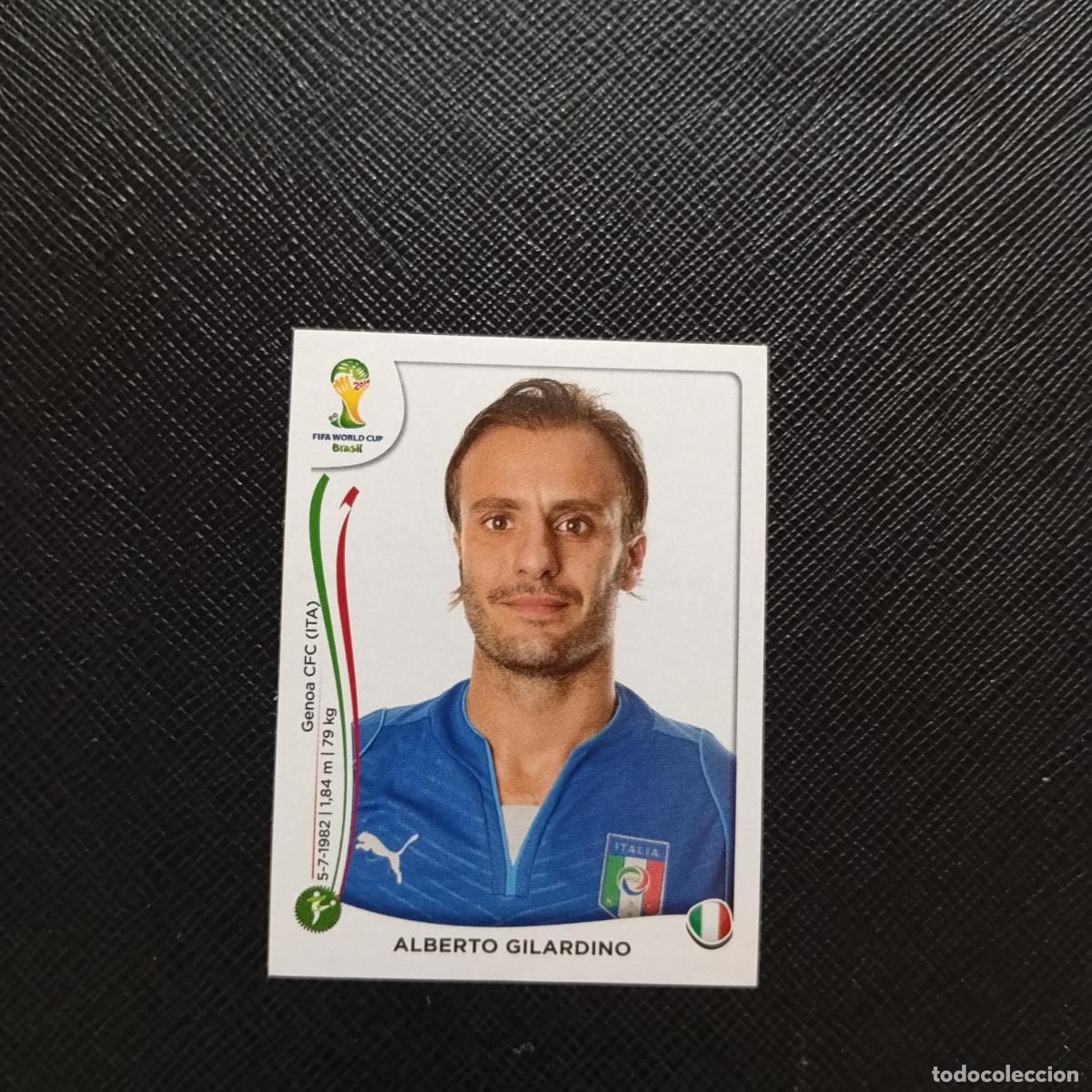 Cartes &agrave; collectionner de Football: 333 ALBERTO GILARDINO ITALIA PANINI MUNDIAL BRASIL 2014 CROMO FUTBOL 14 - SIN PEGAR - CJ1