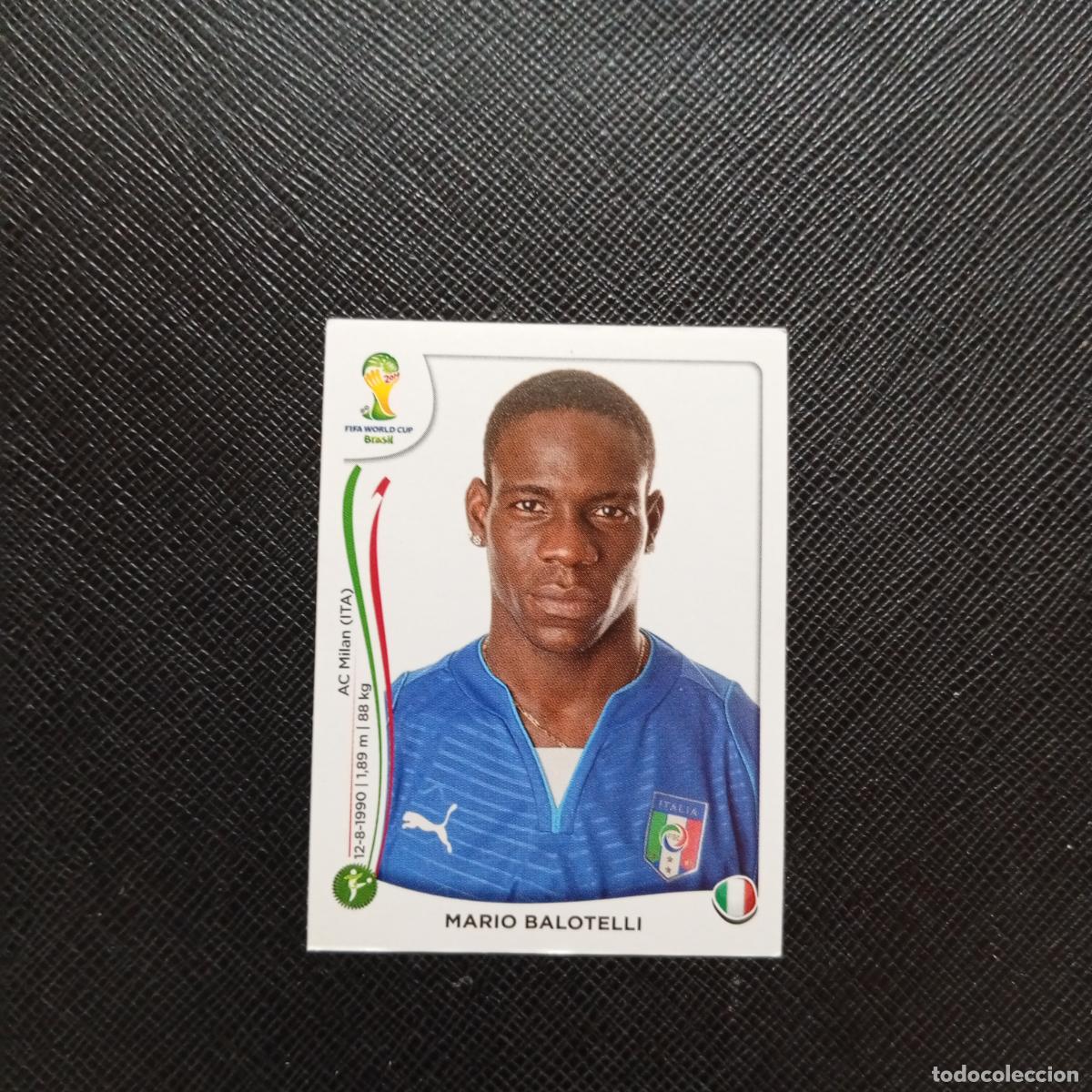 Cartes &agrave; collectionner de Football: 335 MARIO BALOTELLI ITALIA PANINI MUNDIAL BRASIL 2014 CROMO FUTBOL 14 - SIN PEGAR - CJ1