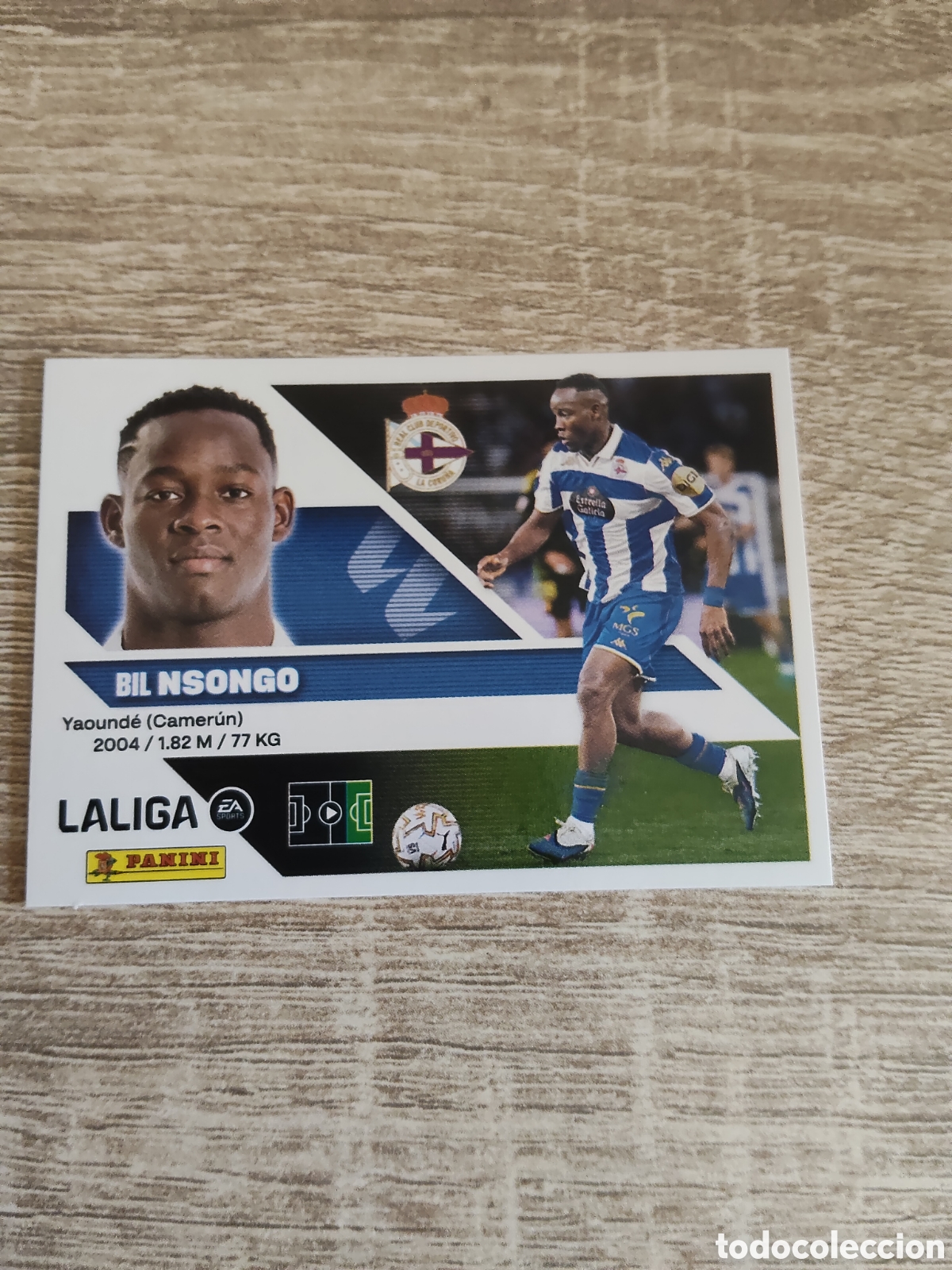 Football Stickers: Nsongo Deportivo de la Coru&ntilde;a liga 2026 2027 26 27 ediciones este