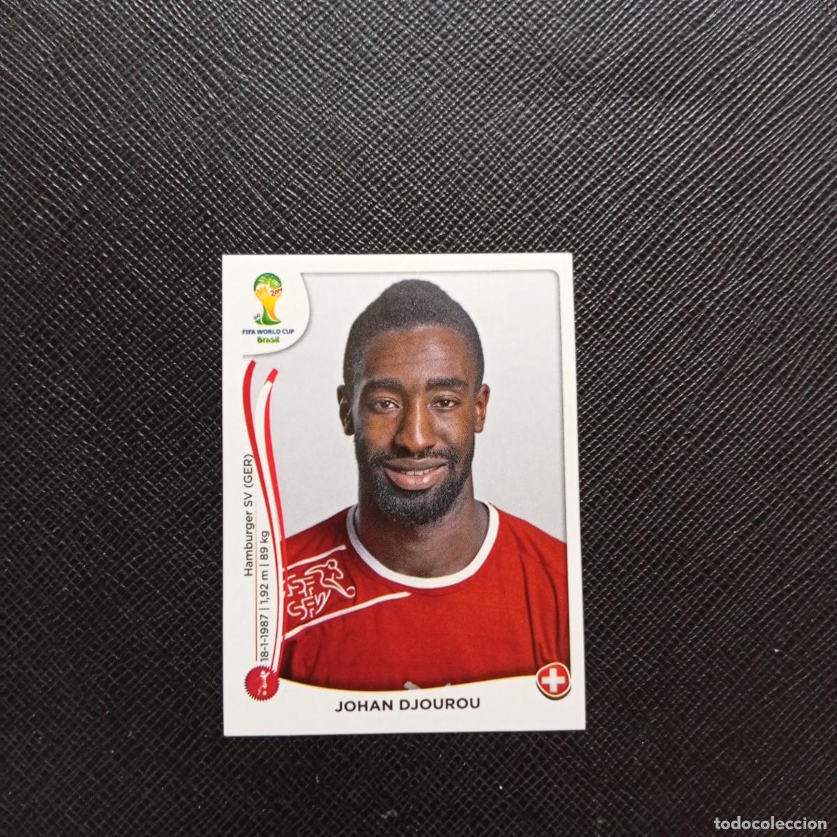 Cromos de f&uacute;tbol: 344 JOHAN DJOUROU SUIZA PANINI MUNDIAL BRASIL 2014 CROMO FUTBOL 14 - SIN PEGAR - CJ1