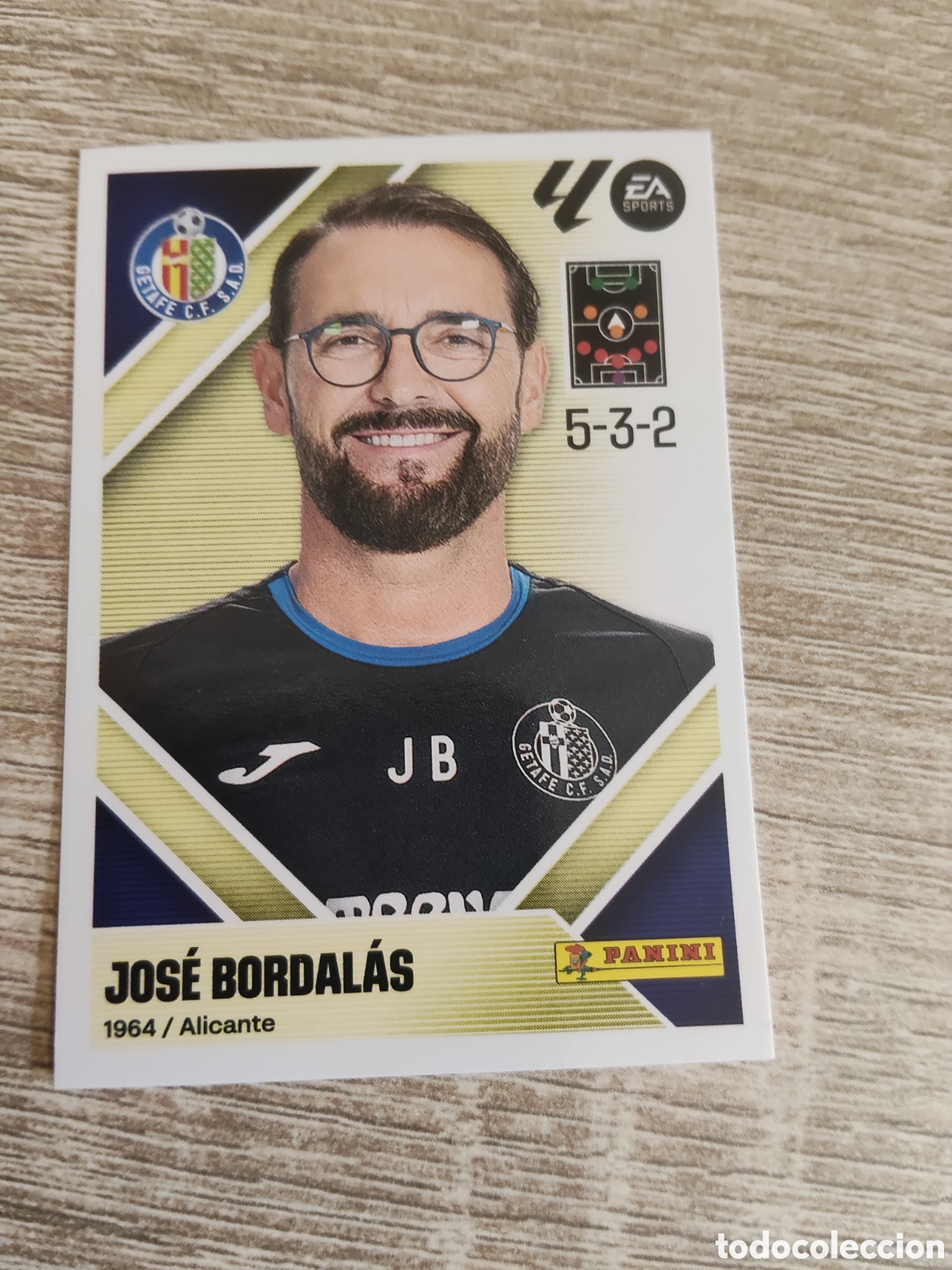 Cromos de f&uacute;tbol: Jos&eacute; Bordalas Getafe liga 2026 2027 26 27 ediciones este