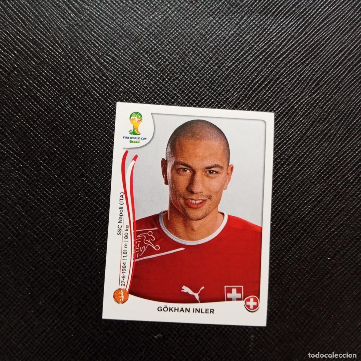 Cromos de f&uacute;tbol: 346 GOKHAN INLER SUIZA PANINI MUNDIAL BRASIL 2014 CROMO FUTBOL 14 - SIN PEGAR - CJ1