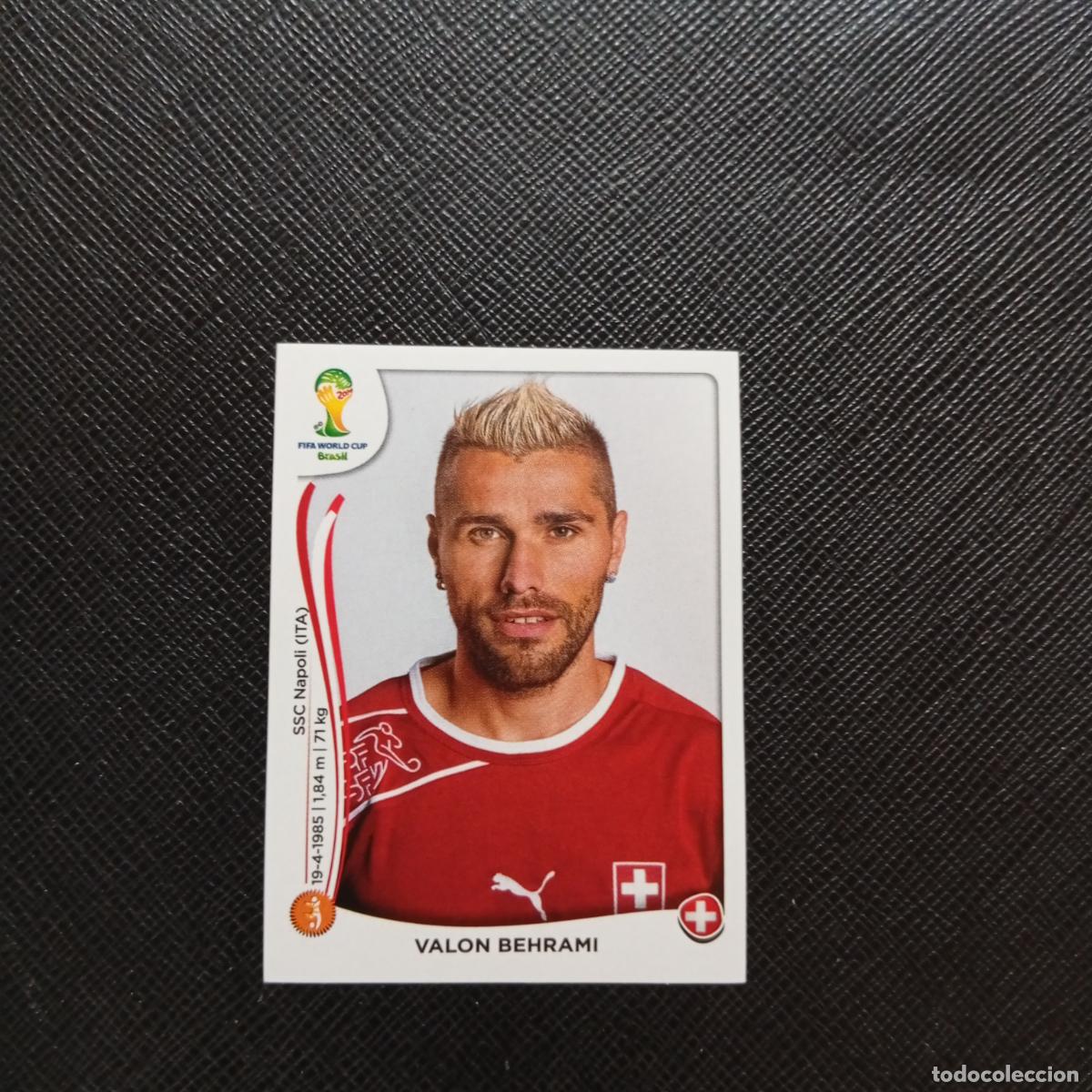 Cromos de f&uacute;tbol: 347 VALON BEHRAMI SUIZA PANINI MUNDIAL BRASIL 2014 CROMO FUTBOL 14 - SIN PEGAR - CJ1