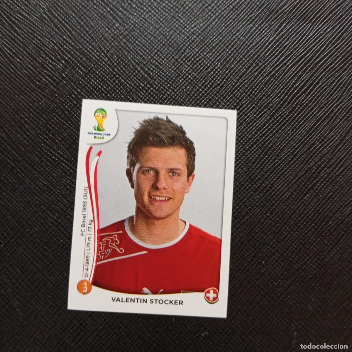 Cromos de f&uacute;tbol: 350 VALENTIN STOCKER SUIZA PANINI MUNDIAL BRASIL 2014 CROMO FUTBOL 14 - SIN PEGAR - CJ1