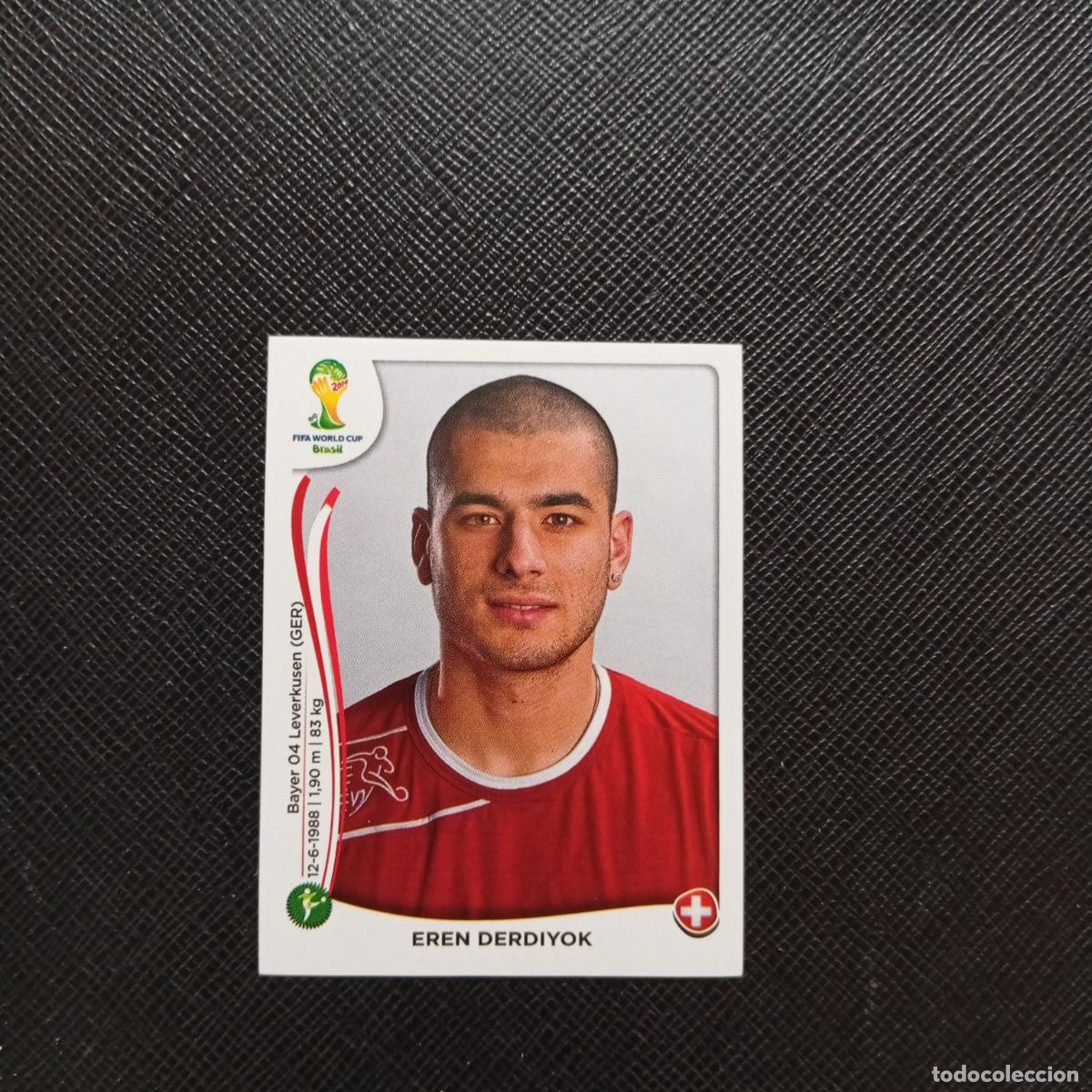 Cromos de f&uacute;tbol: 353 EREN DERDIYOK SUIZA PANINI MUNDIAL BRASIL 2014 CROMO FUTBOL 14 - SIN PEGAR - CJ1