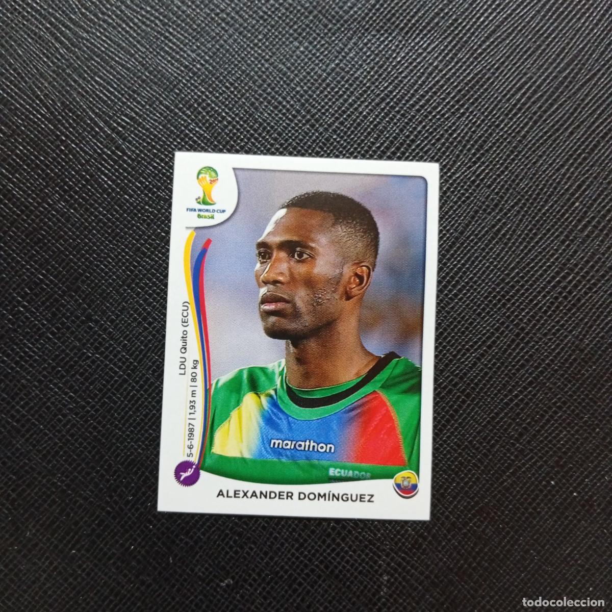 Cromos de Futebol: 357 ALEXANDER DOMINGUEZ ECUADOR PANINI MUNDIAL BRASIL 2014 CROMO FUTBOL 14 - SIN PEGAR - CJ1