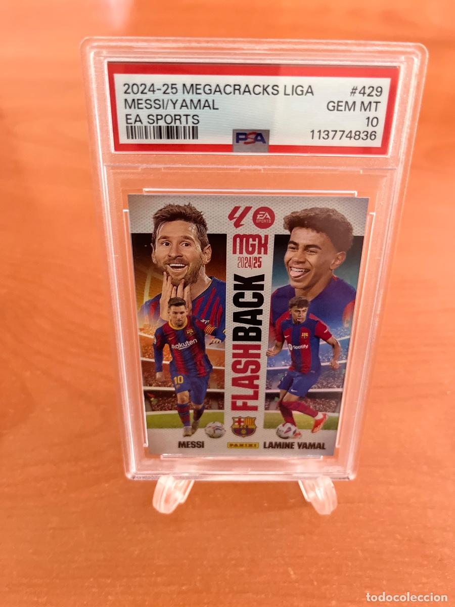 Cromos de f&uacute;tbol: 2024-25 MEGACRACKS MESSI/LAMINE #429 PSA 10