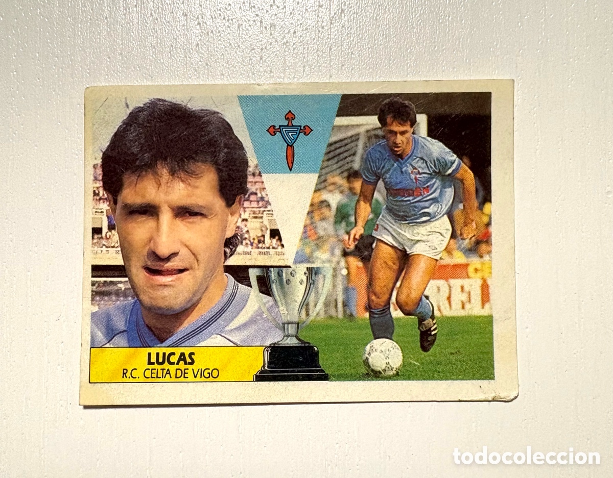 Cromos de f&uacute;tbol: LUCAS CELTA DE VIGO ESTE 87 88 1987 1988 SIN PEGAR