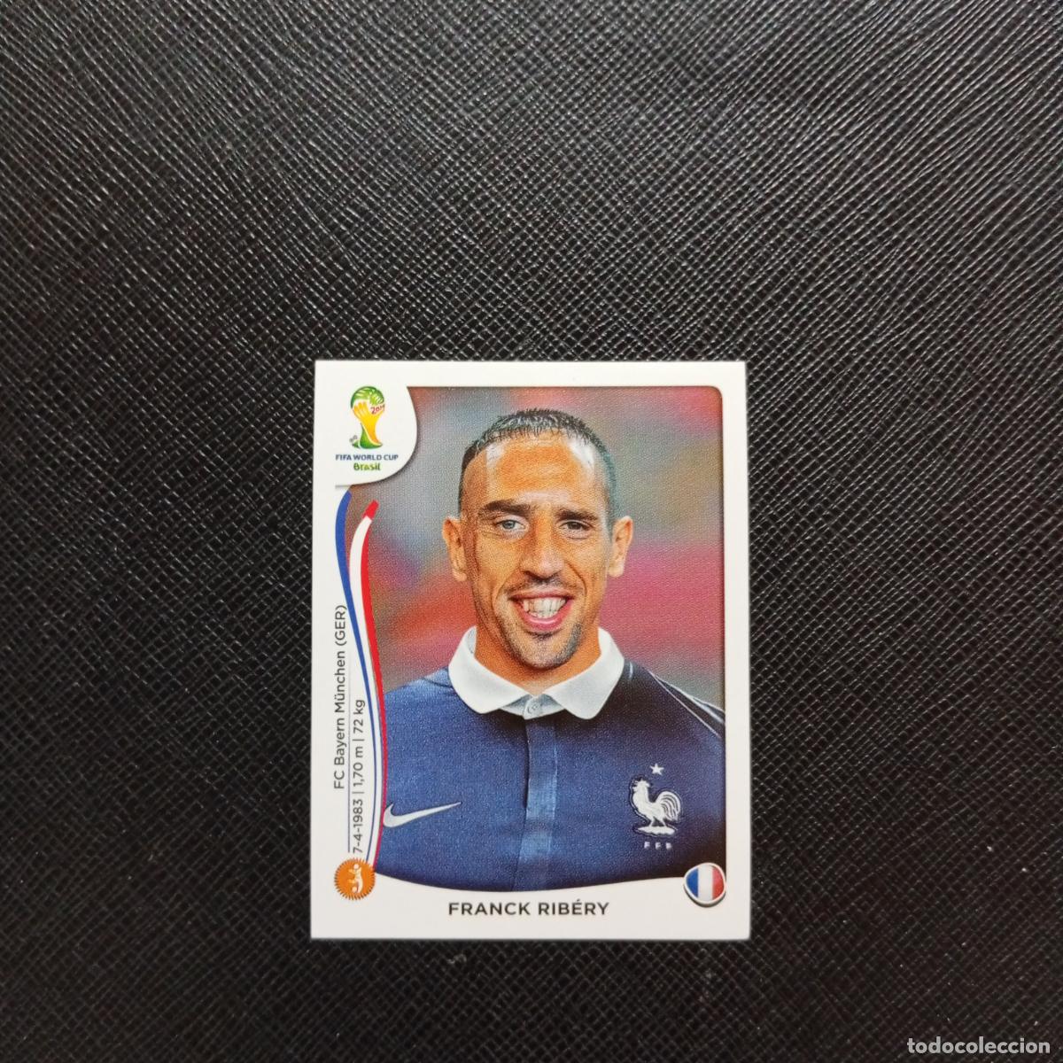 Cromos de f&uacute;tbol: 389 RIBERY FRANCIA PANINI MUNDIAL BRASIL 2014 CROMO FUTBOL 14 - SIN PEGAR - CJ1