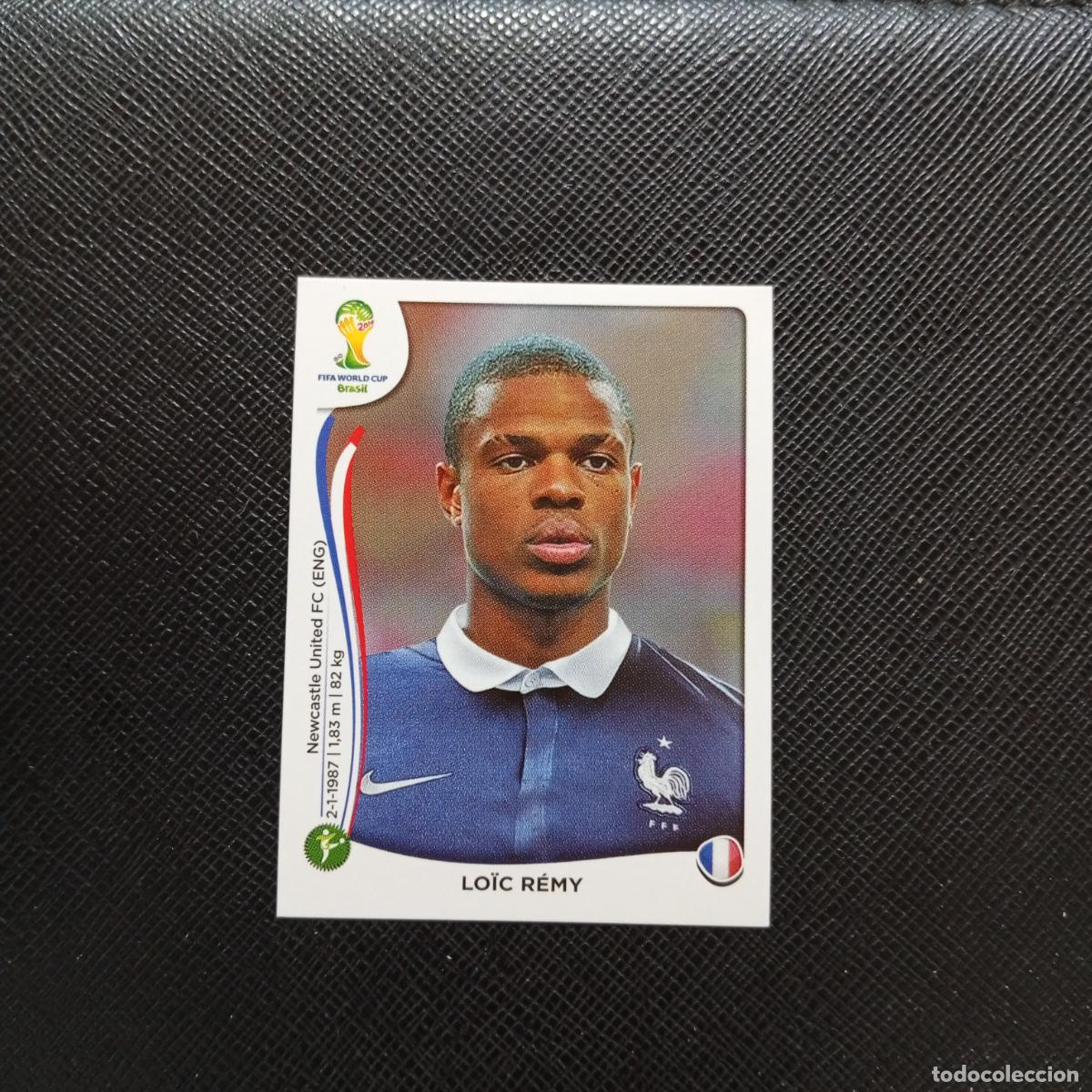 Cromos de f&uacute;tbol: 390 LOIC REMY FRANCIA PANINI MUNDIAL BRASIL 2014 CROMO FUTBOL 14 - SIN PEGAR - CJ1