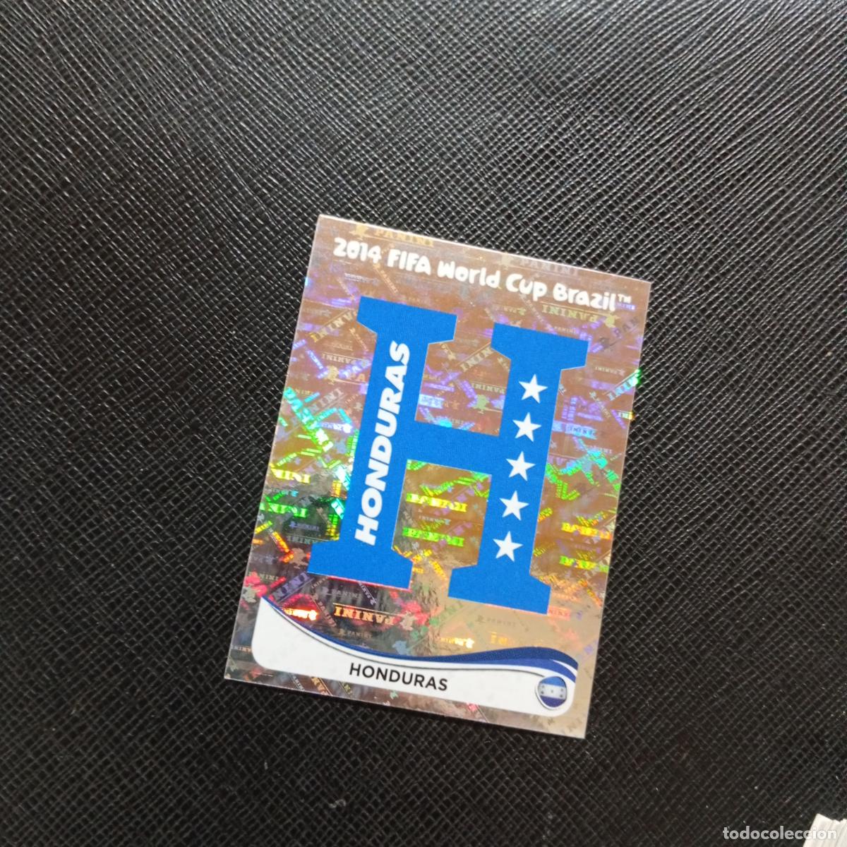Cromos de f&uacute;tbol: 393 ESCUDO HONDURAS PANINI MUNDIAL BRASIL 2014 CROMO FUTBOL 14 - SIN PEGAR - CJ1