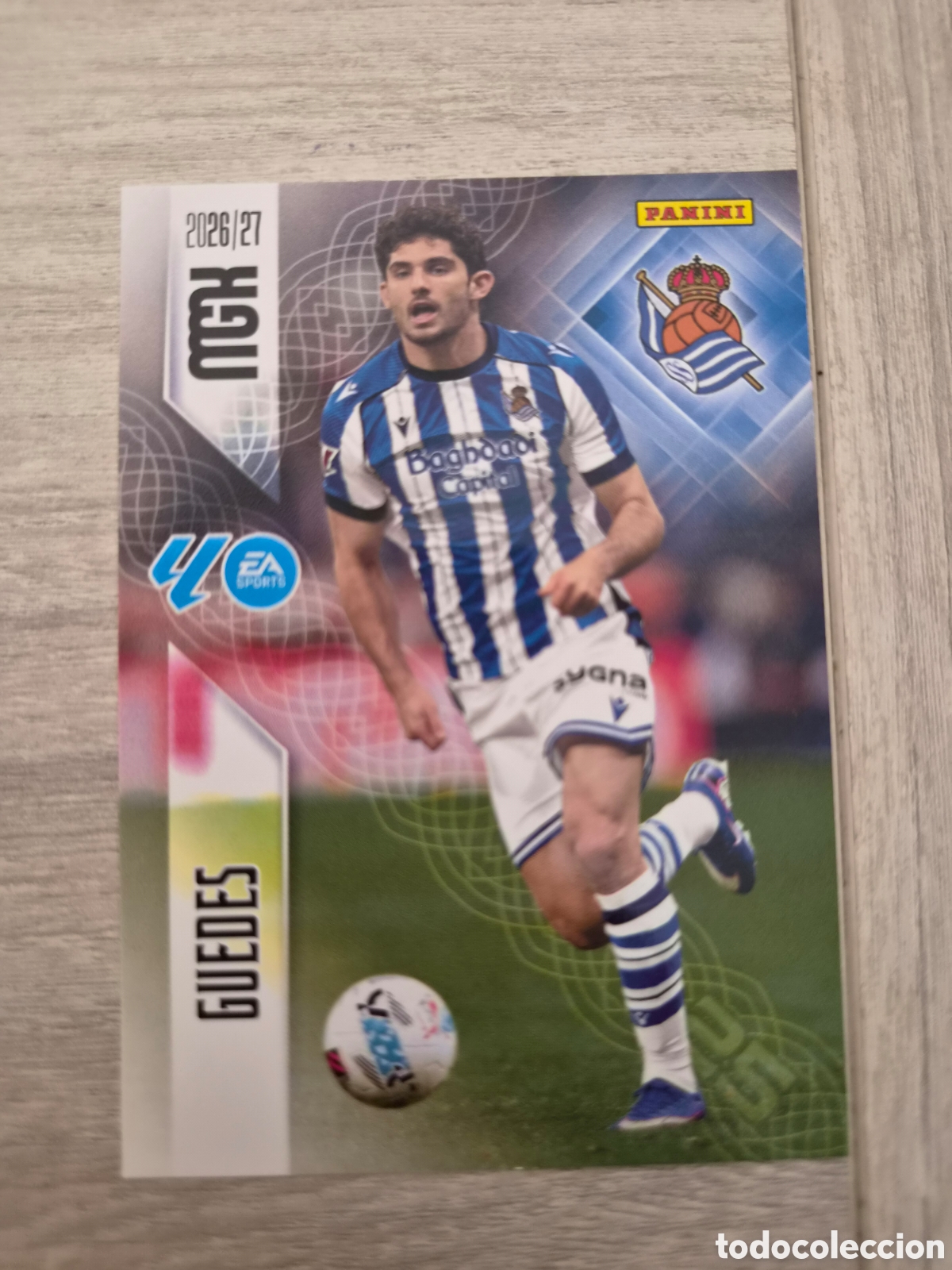 Cromos de f&uacute;tbol: N&deg;322 Real Sociedad Guedes Megacracks 26/27
