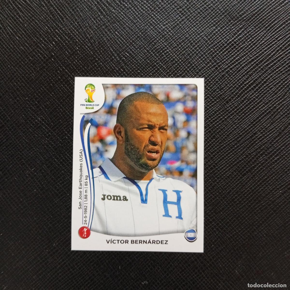 Cromos de f&uacute;tbol: 397 VICTOR BERNARDEZ HONDURAS PANINI MUNDIAL BRASIL 2014 CROMO FUTBOL 14 - SIN PEGAR - CJ1