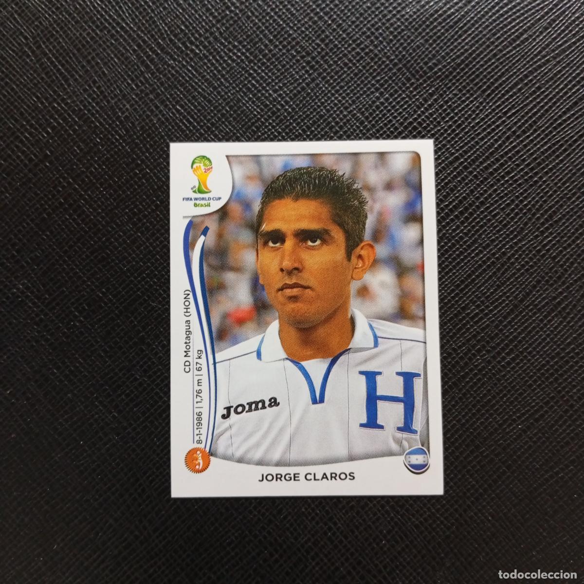 Cromos de f&uacute;tbol: 401 JORGE CLAROS HONDURAS PANINI MUNDIAL BRASIL 2014 CROMO FUTBOL 14 - SIN PEGAR - CJ1