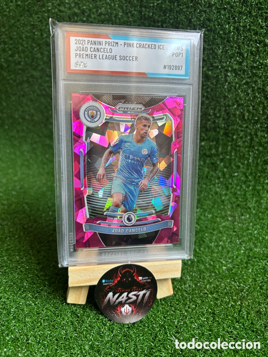 Figurine di Calcio: Joao Cancelo Manchester City Prizm Pink Cracked ICE POP1