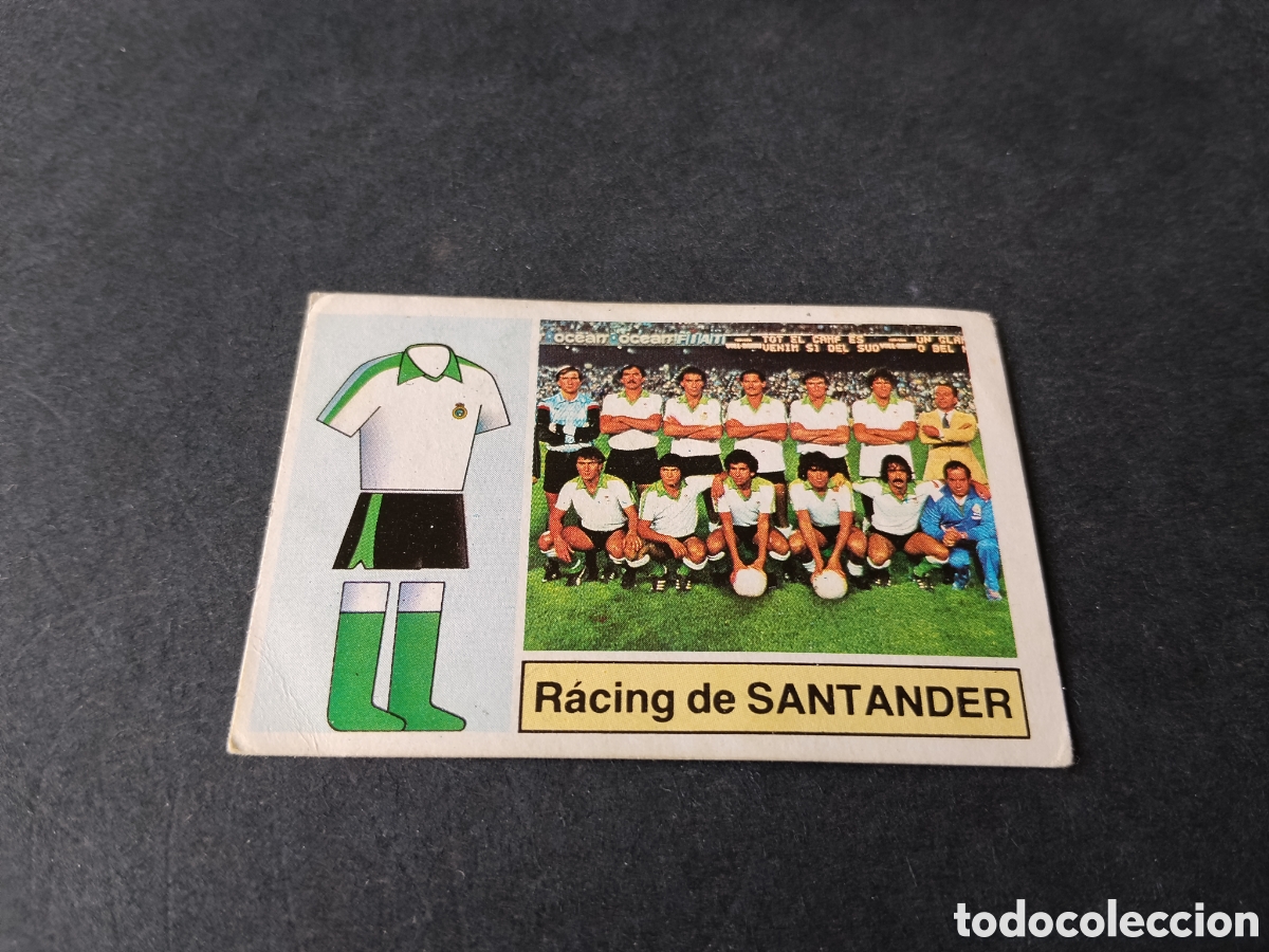 Figurine di Calcio: Cromo futbol equipo Racing de Santander liga 1982-83