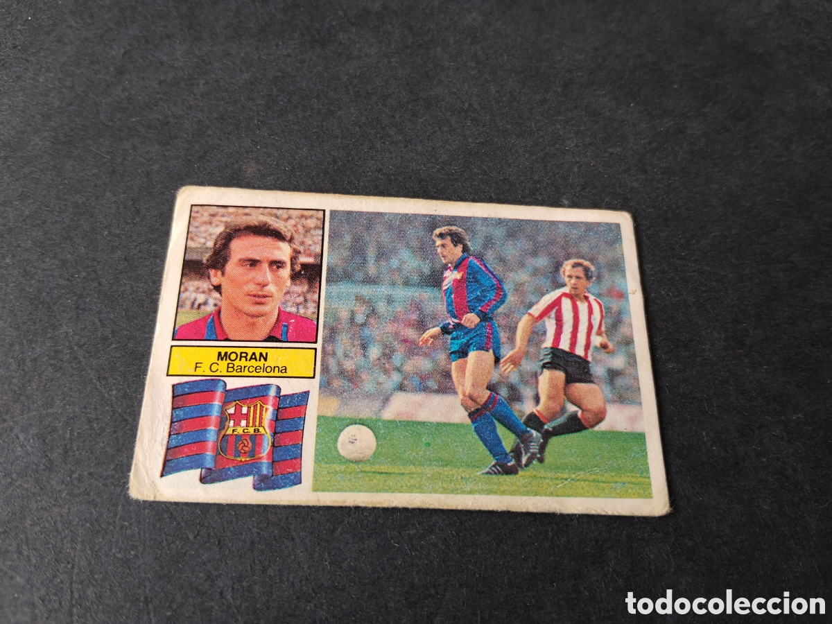 Cromos de f&uacute;tbol: Cromo futbol Mor&aacute;n, FC Barcelona liga 1982-83