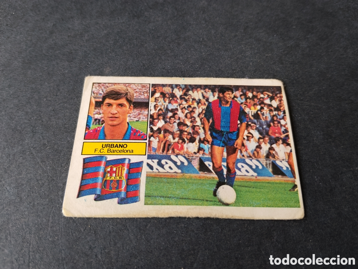 Cromos de f&uacute;tbol: Cromo futbol urbano FC Barcelona liga 1982-83