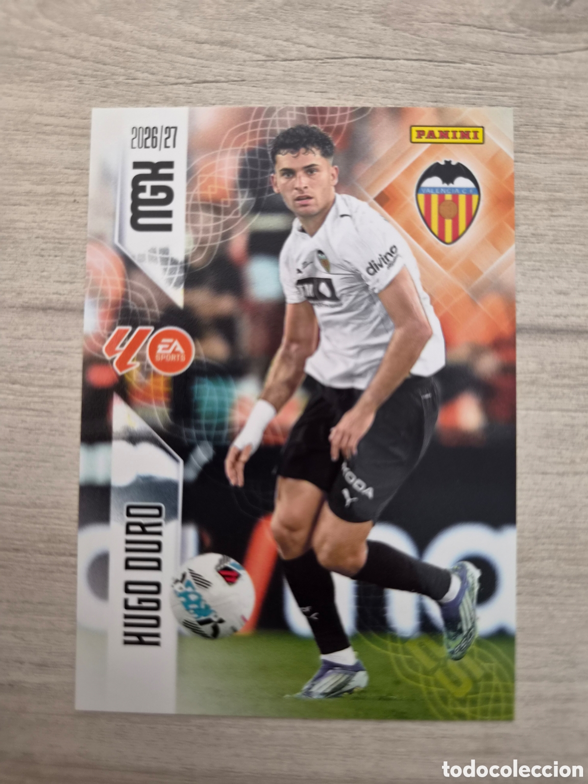 Cromos de f&uacute;tbol: N&deg;358 Valencia Hugo Dur&oacute; Megacracks 26/27