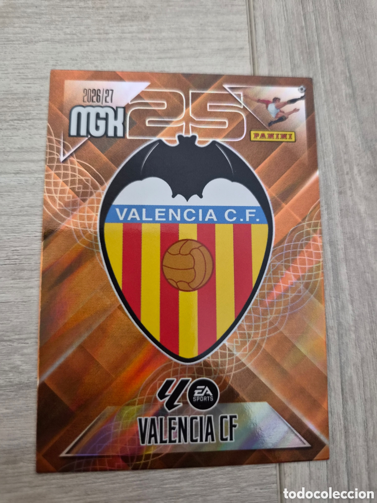 Cromos de f&uacute;tbol: N&deg;343 Valencia Escudo Megacracks 26/27